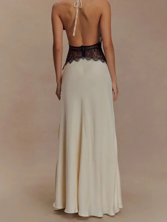 Meshki Dinah Black and White Lace Dress - Picture 4 of 5